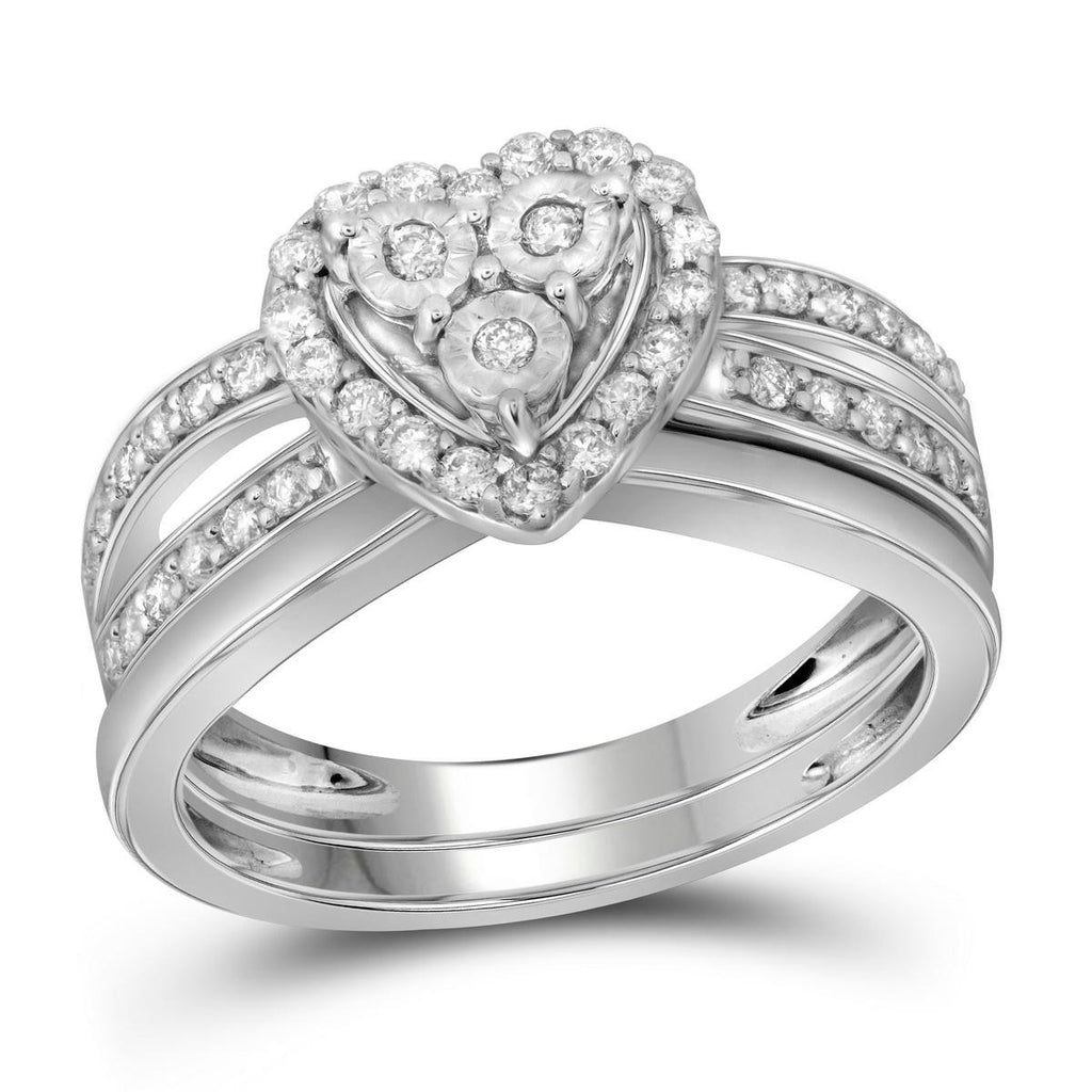 3-4 CT-Diamond BRIDAL SET