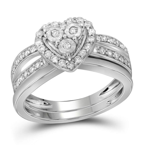 3-4 CT-Diamond BRIDAL SET