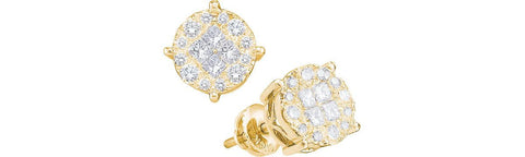 1-6CT-Diamond FASHION SOLEIL EARRING