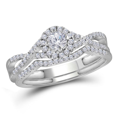 1-2CT-Diamond BRIDAL SET