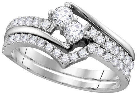 1-2CTW-Diamond BRIDAL SET