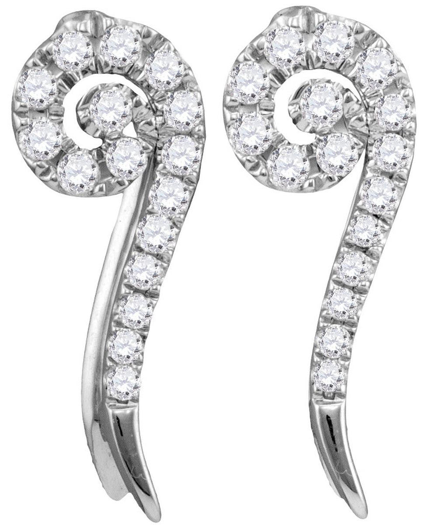 1-8CT-Diamond FASHION EARRING