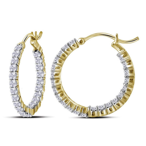 2 CTW-Diamond FASHION EARRING