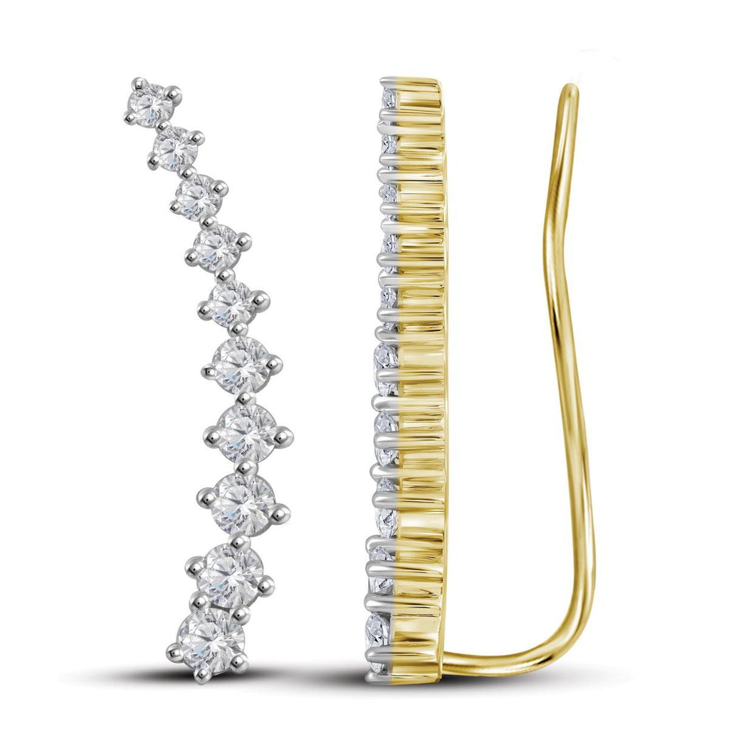 3-4CTW-Diamond EARRING