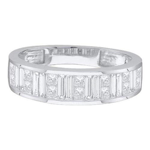 14KT White Gold 0.25CTW DIAMOND INVISIBLE BAND