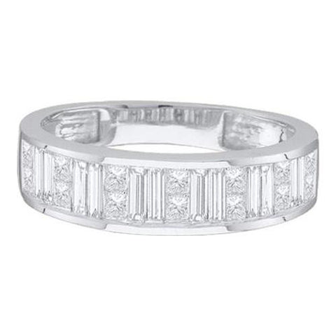 14KT White Gold 0.25CTW DIAMOND INVISIBLE BAND