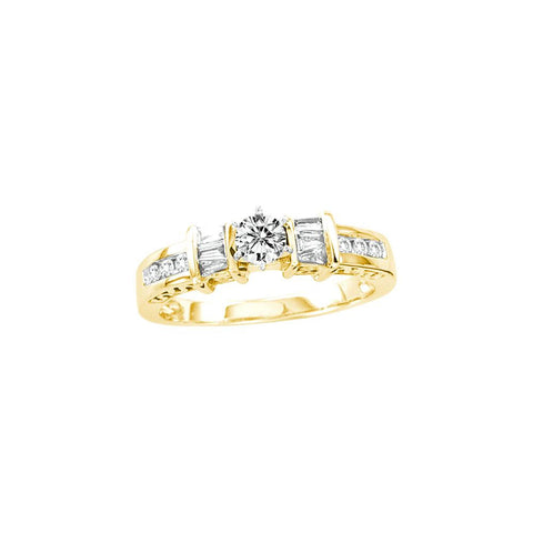 1-2CTW-Diamond 1-4(CRD) BRIDAL RING