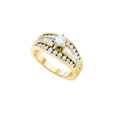 1 CTW -Diamond 3-8CTW -CRD BRIDAL RING