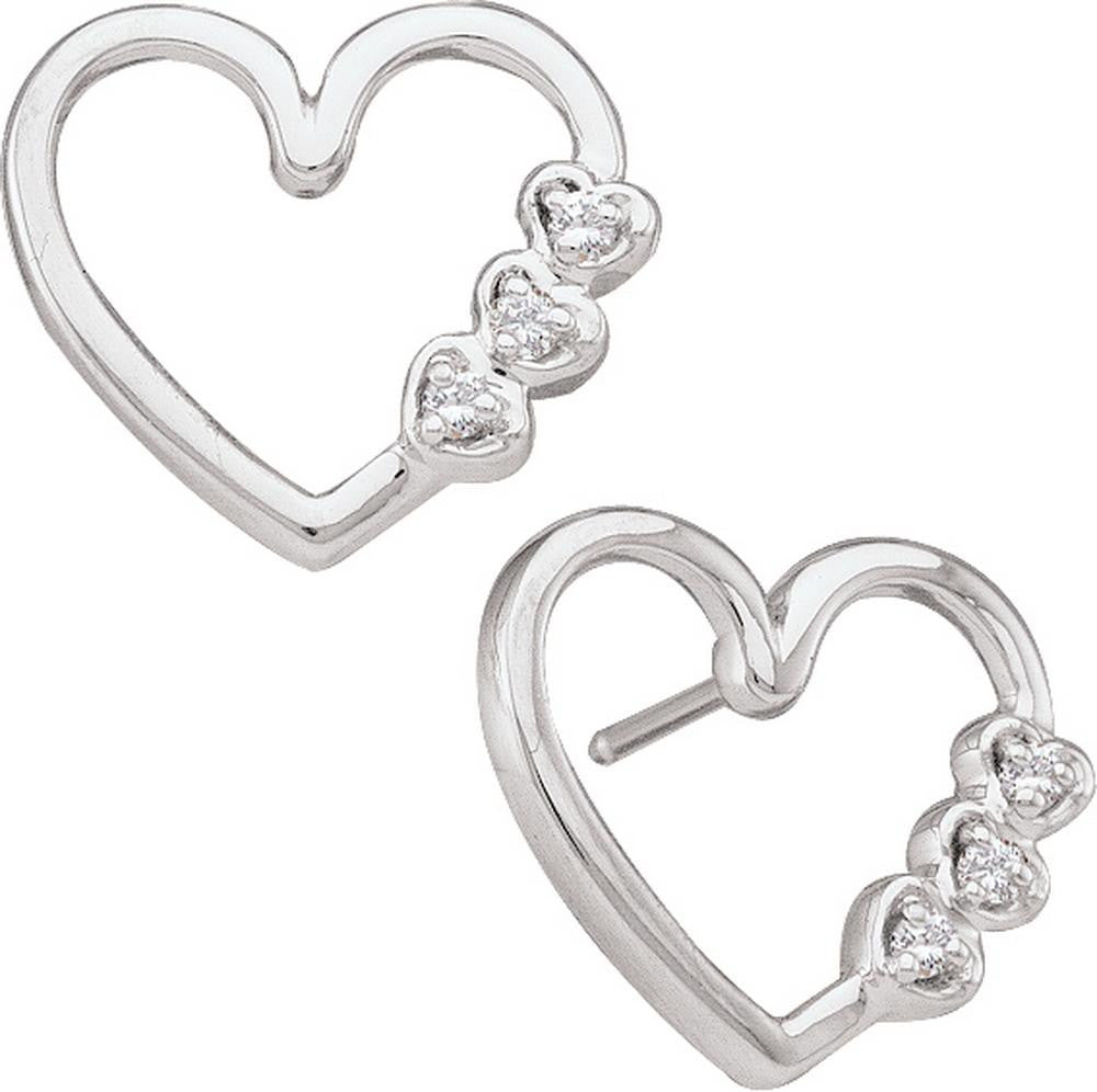 1-20CTW-Diamond HEART EARRING