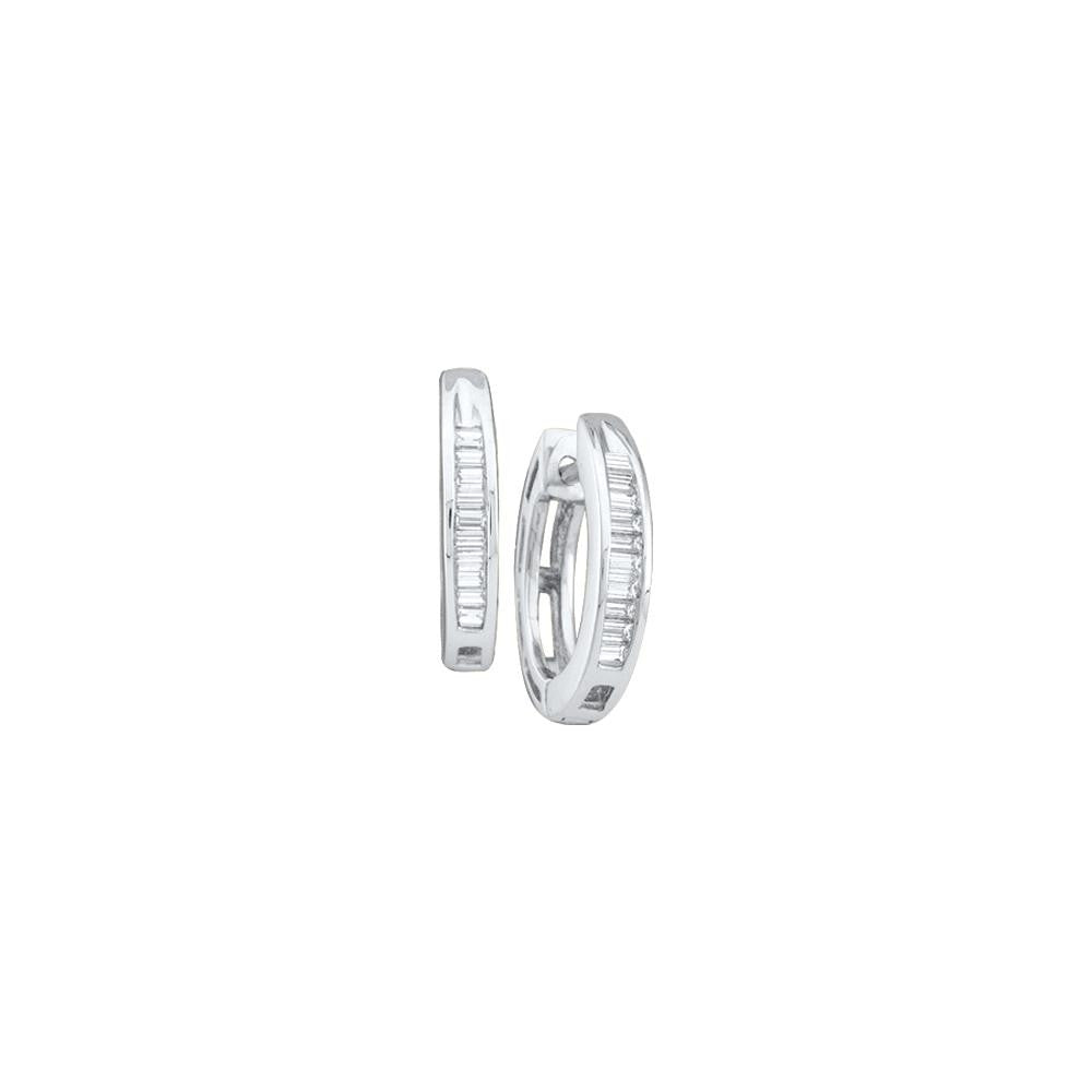 1-6CT-Diamond FASHION HOOPS