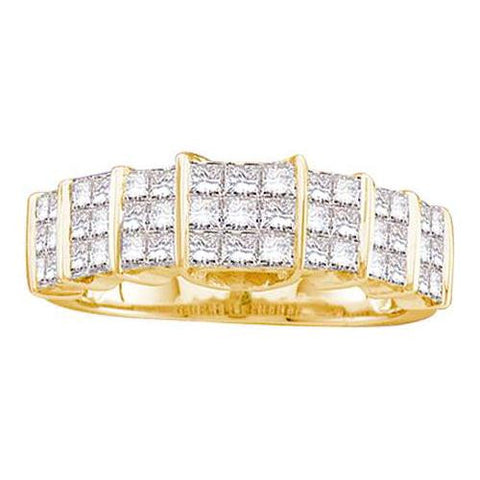 14KT Yellow Gold 1.00CTW DIAMOND INVISIBLE RING