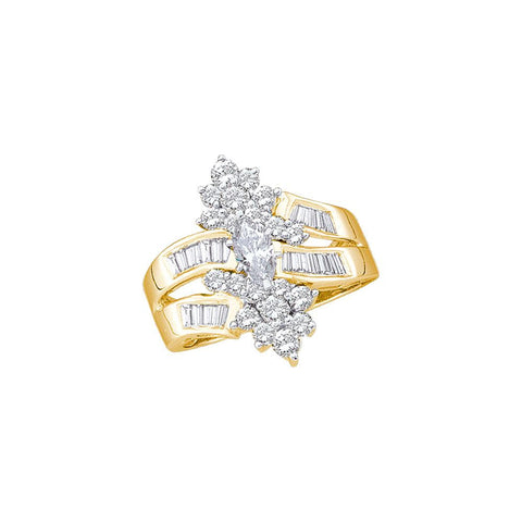 1 1-4CT-Diamond 1-4CT-CMQ BRIDAL-RING