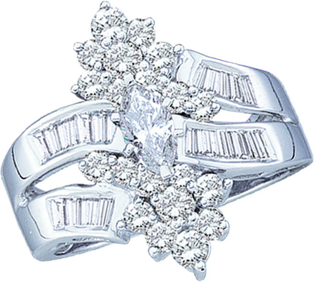 1 1-4CT-Diamond 1-4CT-CMQ BRIDAL-RING