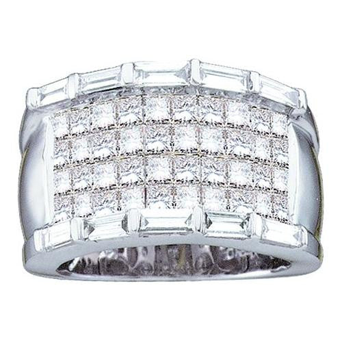 14KT White Gold 1.00CTW DIAMOND LADIES  INVISIBLE BAND