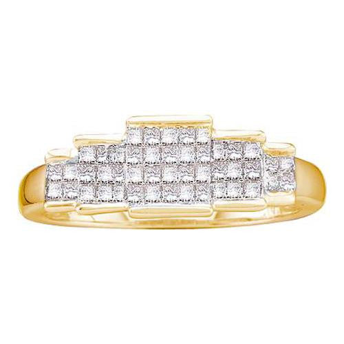 14KT Yellow Gold 0.50CTW DIAMOND  INVISIBLE RING