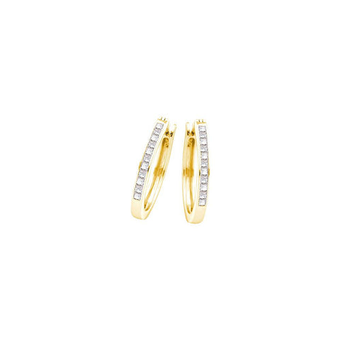 1-2CT-Diamond INVISIBLE HOOPS