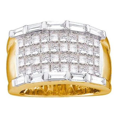 14K Yellow-gold 1.00CT  DIAMOND INVISIBLE BAND