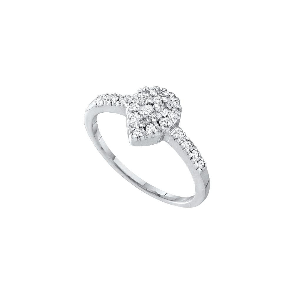 1-5CTW-Diamond CLUSTER RING