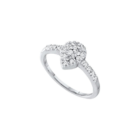 1-5CTW-Diamond CLUSTER RING