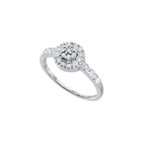 1-5CTW-Diamond CLUSTER RING