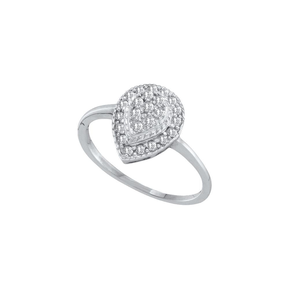 1-4CTW-Diamond CLUSTER RING