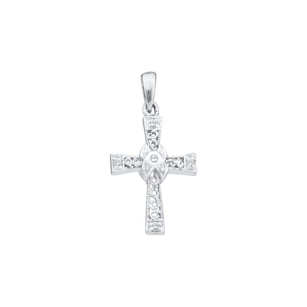 1-20CT-Diamond CROSS PENDANT