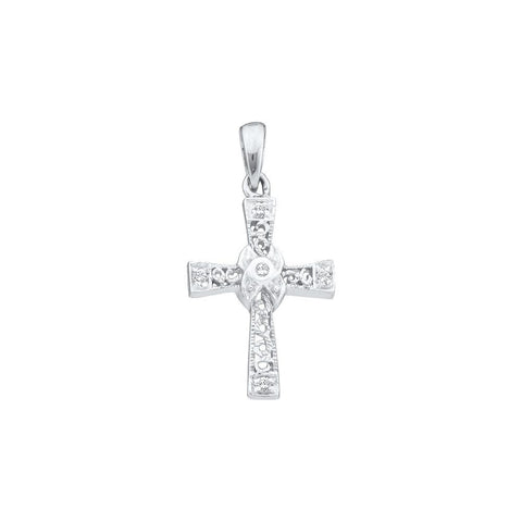 1-20CT-Diamond CROSS PENDANT