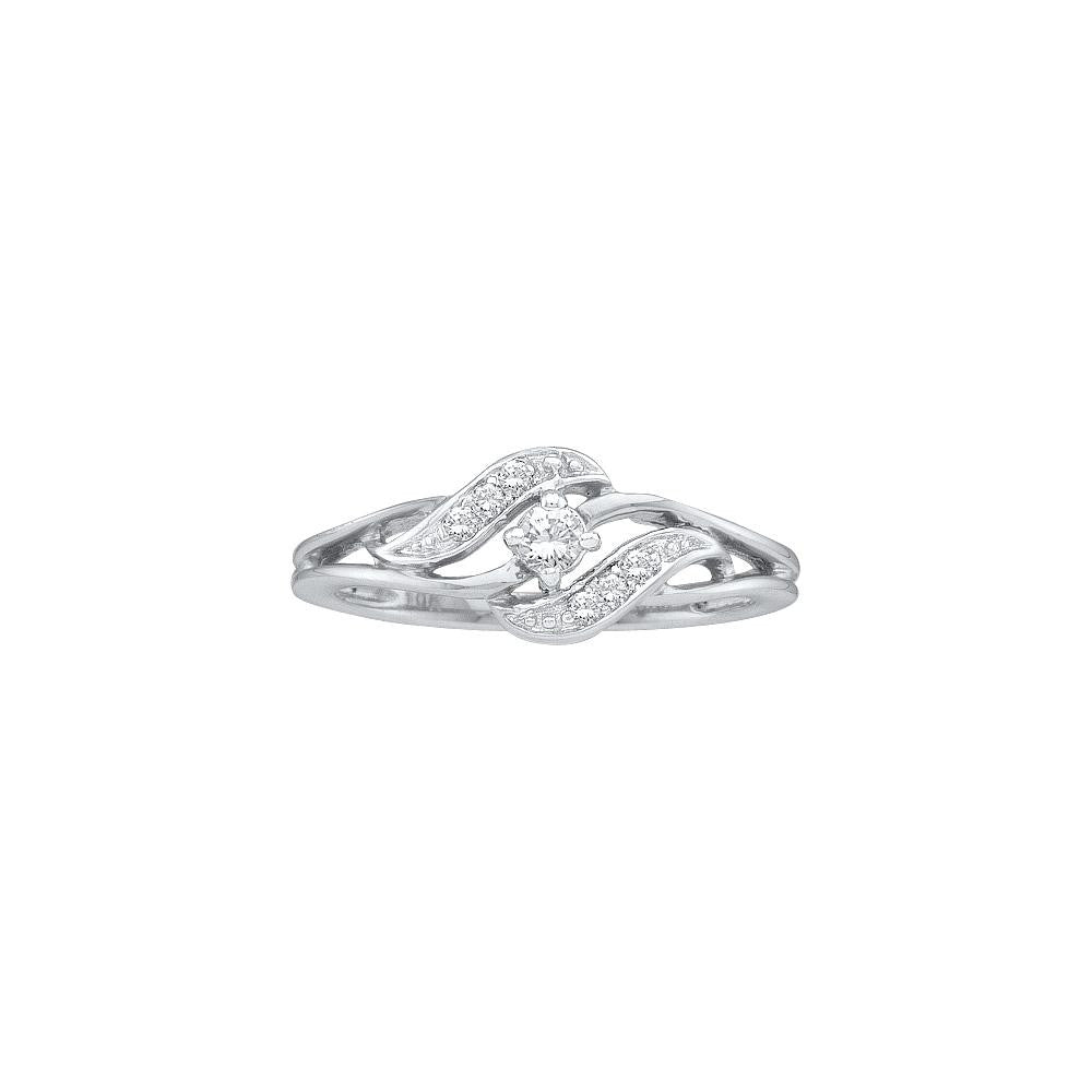 1-6CTW-Diamond CLUSTER BRIDAL RING