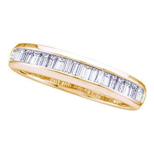 14KT Yellow Gold 0.15CTW DIAMOND FASHION BAND