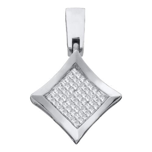 10K Yellow-gold 1.00CTW DIAMOND FASHION PENDANT