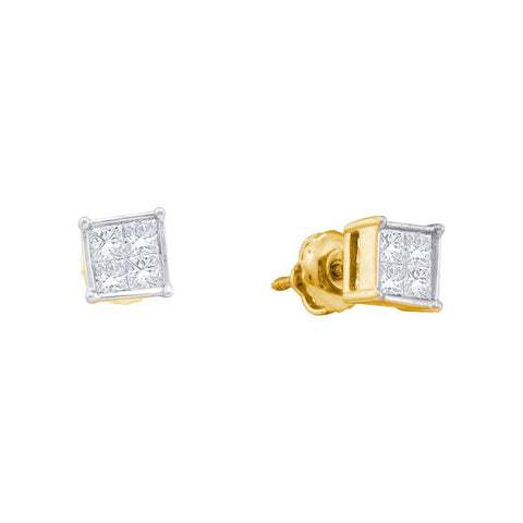 1-2CTW-Diamond INVISIBLE EARRING