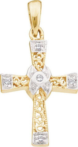 1-20CT-Diamond CROSS PENDANT