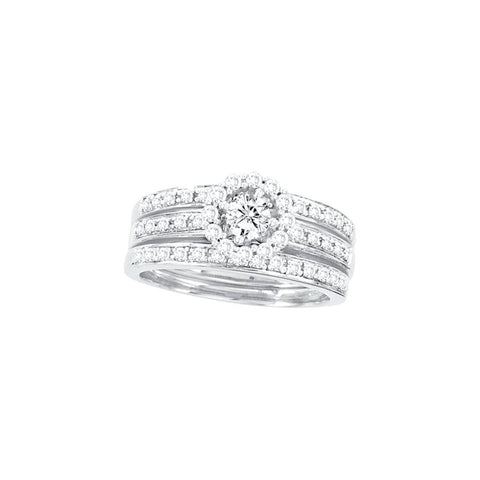 3-4CTW-Diamond 1-3CTW-CRD BRIDAL SET