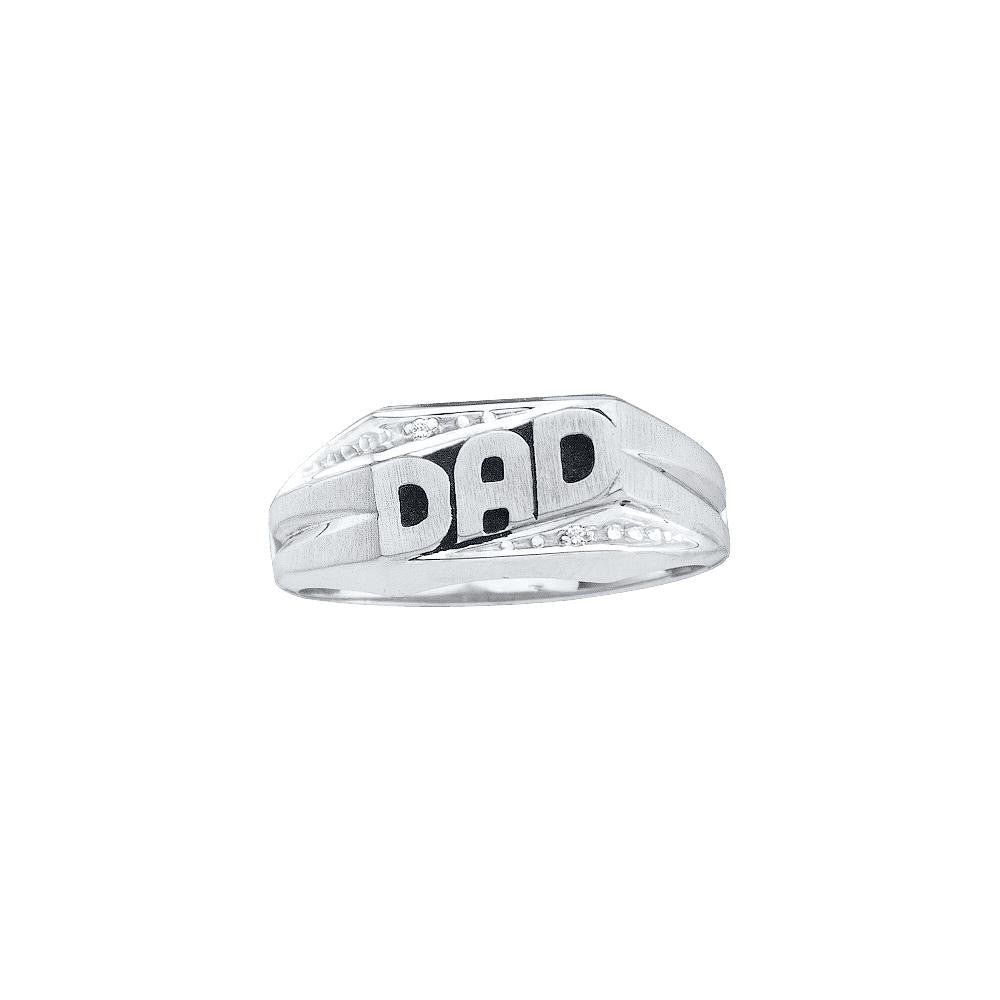 0.01CTW-Diamond DAD RING""