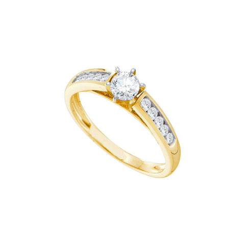 1-2CTW-Diamond 1-3CT-CRD BRIDAL RING