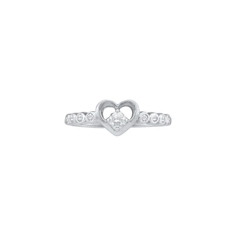 1-10CTW-Diamond HEART RING