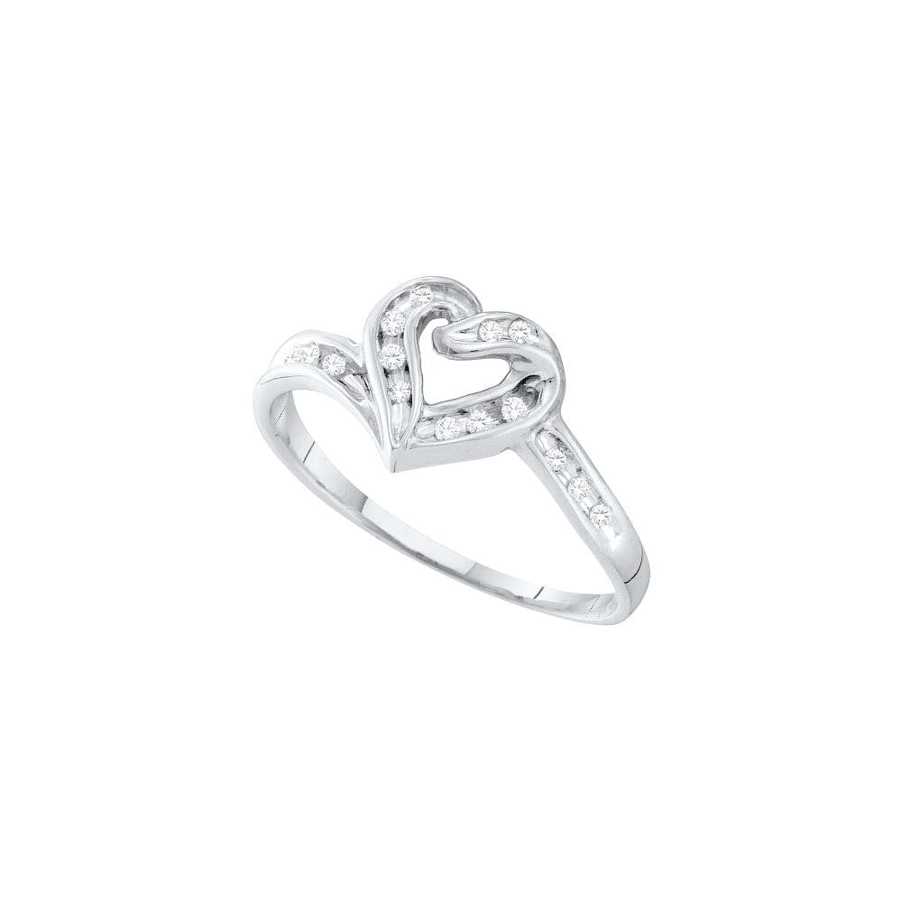 1-12CTW-Diamond HEART RING