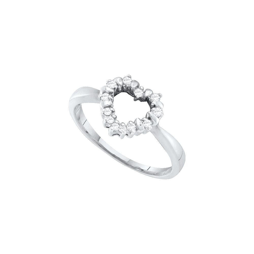 1-8CTW-Diamond HEART RING