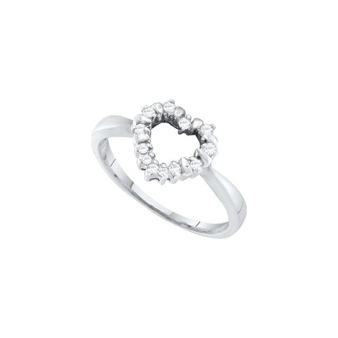 1-8CTW-Diamond HEART RING