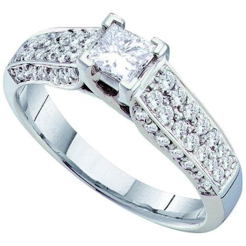 14K White-gold 0.93CT DIAMOND BRIDAL RING