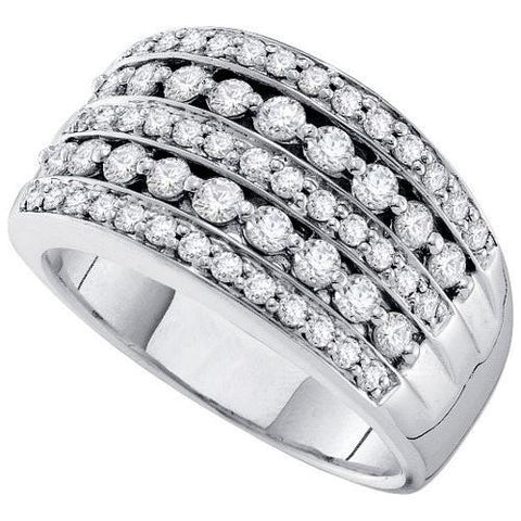 14KT White Gold 1.00CTW DIAMOND FASHION BAND