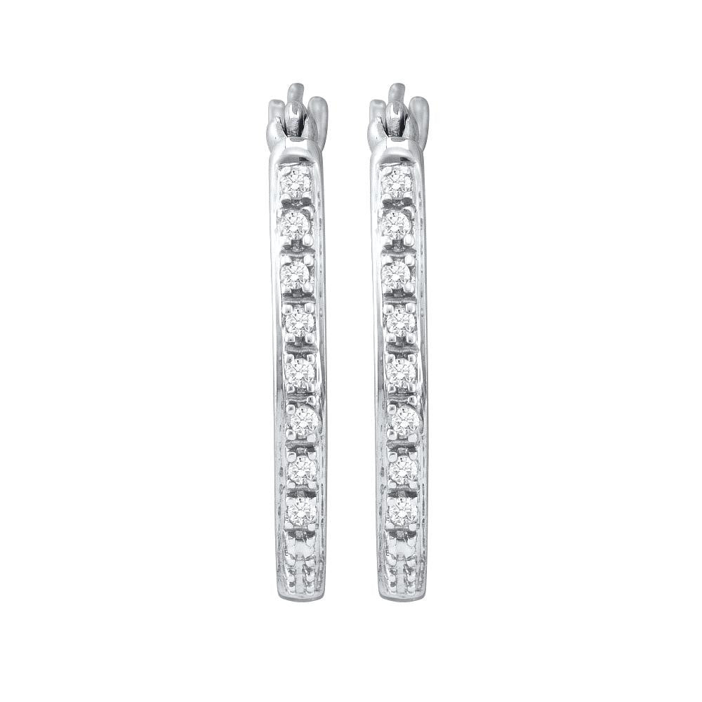 1-8CTW-Diamond FASHION HOOPS