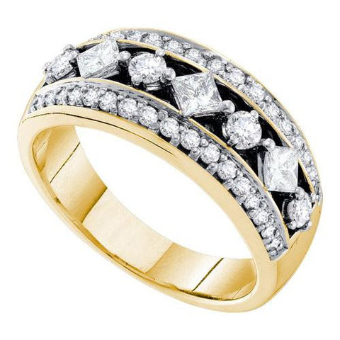 14KT Yellow Gold 1.0CTW DIAMOND FASHION BAND