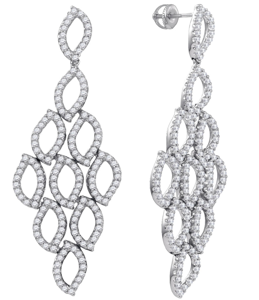 4 3-4CT-Diamond FASHION EARRING