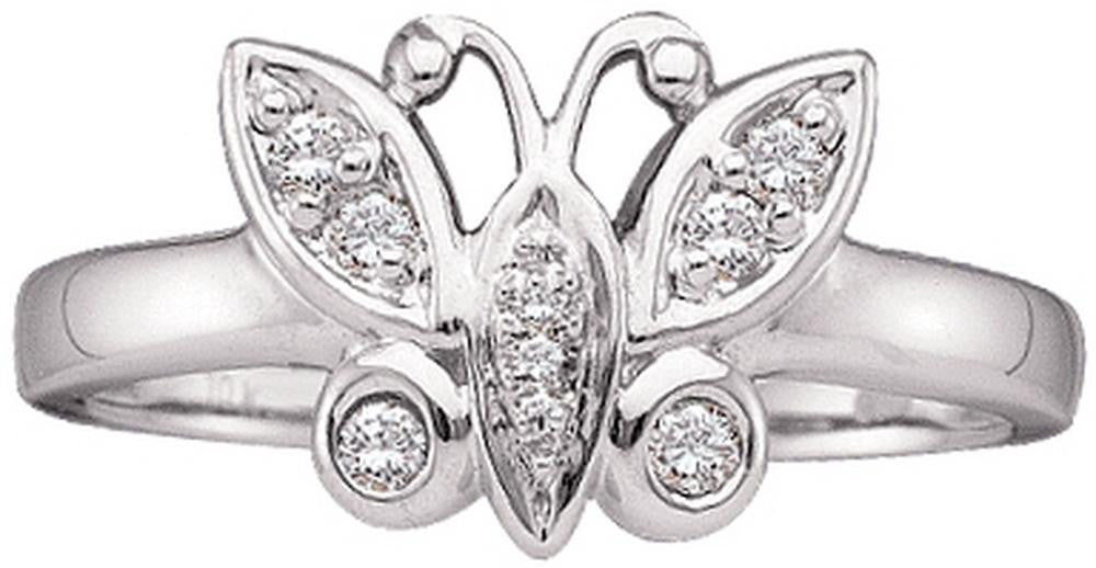 1-10CTW -Diamond BUTTERFLY RING