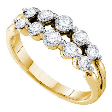 14KT Yellow Gold 1.00CTW DIAMOND  FASHION BAND