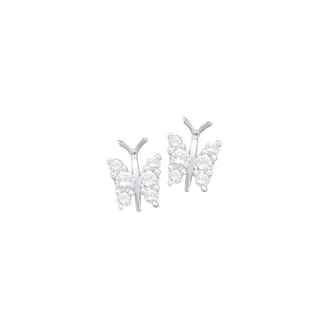 1-3CTW-Diamond BUTTERFLY EARRING