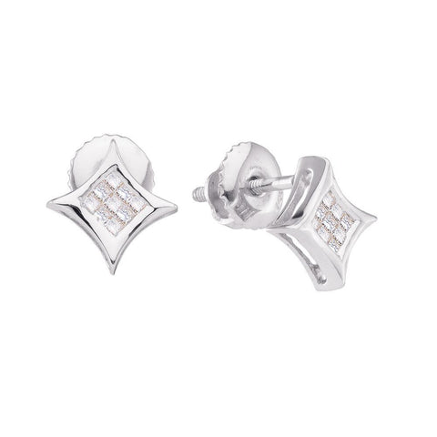 1-6CT-Diamond INVISIBLE EARRINGS