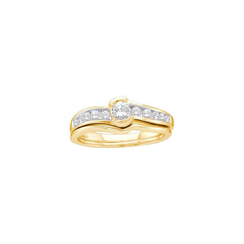 1-2CT-Diamond 1-5CT-CRD BRIDAL SET