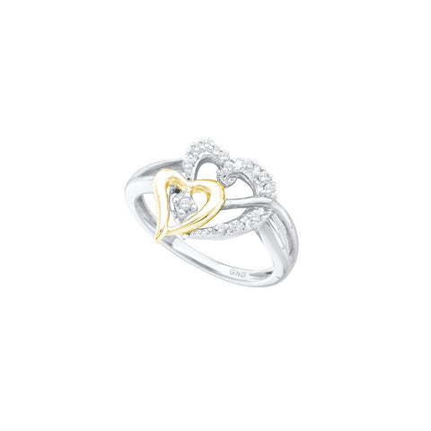 1-10CTW-Diamond HEART RING